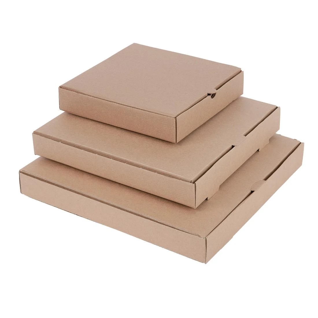 Fiesta Compostable Plain Pizza Boxes