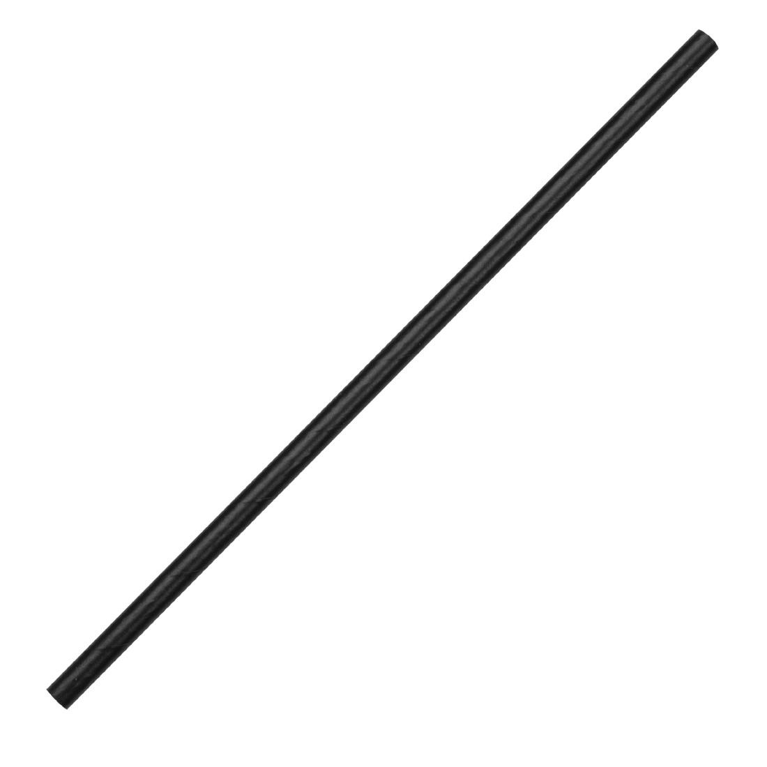 Fiesta Green DE926 Compostable Paper Straws Black (Pack of 250)