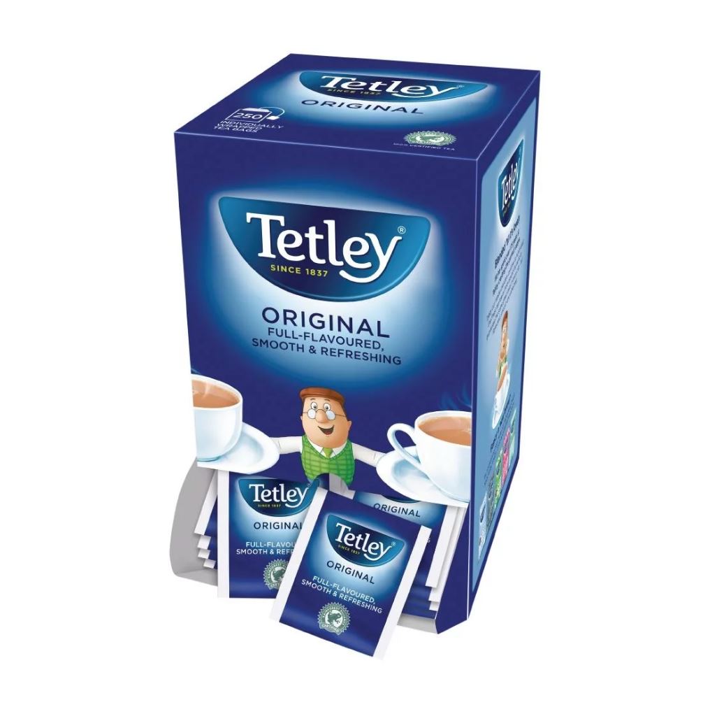 DN807 Tetley Black Tea Envelopes - Pack of 250