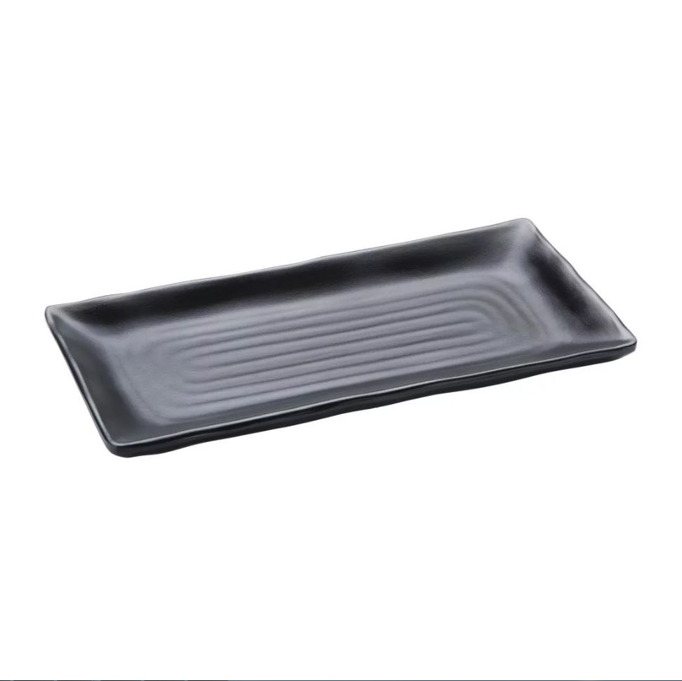 DR518 Olympia Kristallon Melamine Rectangular Platters small 216mm - Pack of 6