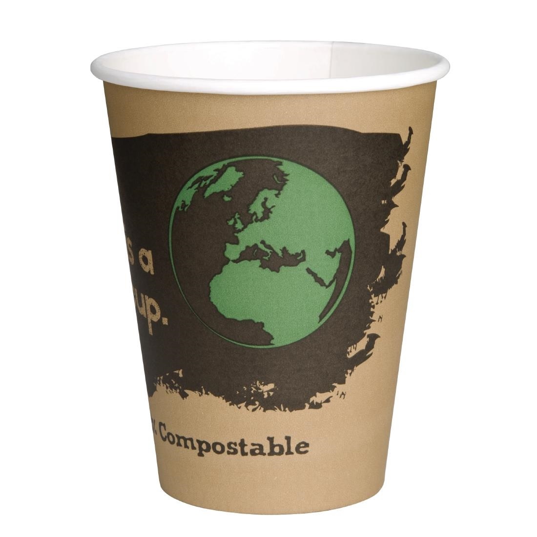 Fiesta Green DS057 Compostable Hot Cup 225ml (Pack of 50)