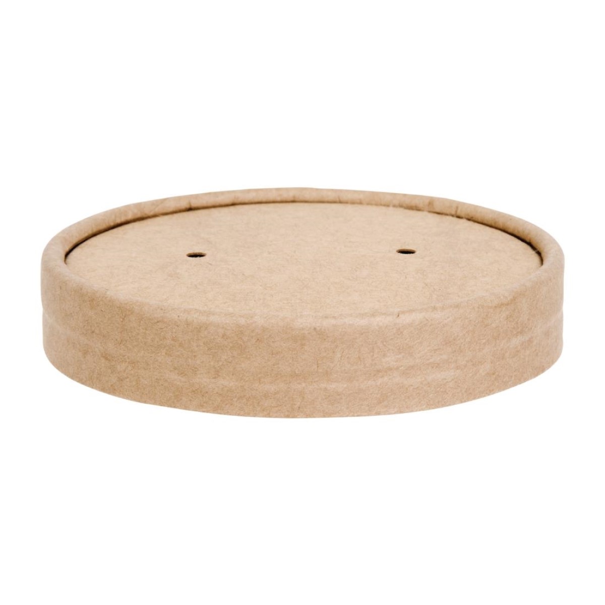 Fiesta Compostable Paper Soup Container Lids 98mm (Pack of 500) - FB556