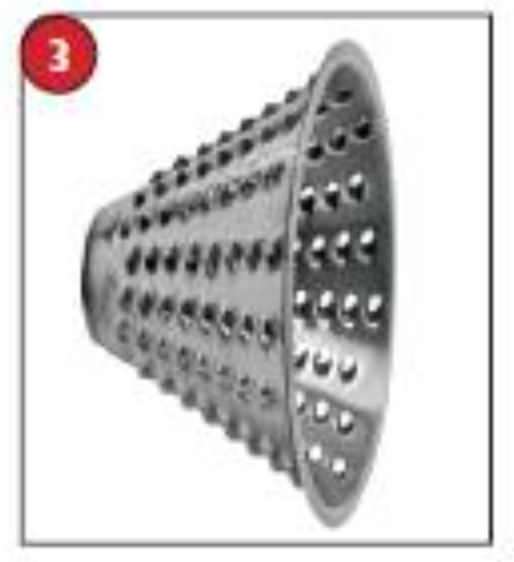 Metcalfe TMC 4mm Grating Cone for Vegetables - FM2281