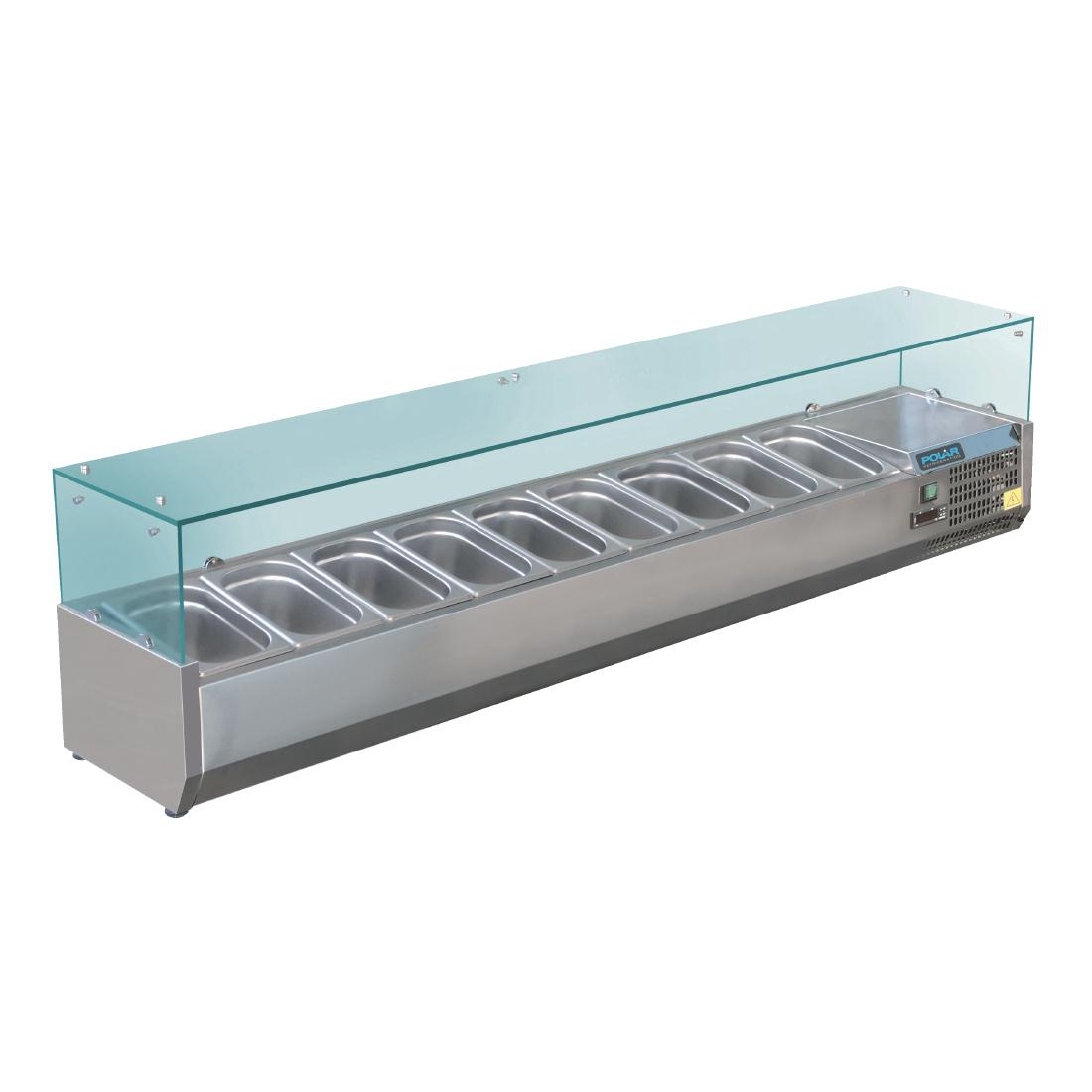 Polar GD878 G-Series Countertop Prep Fridge 9 x 1/3GN