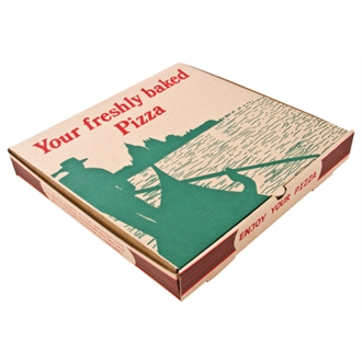 GG999 Compostable Pizza Boxes 14in Pack of 50