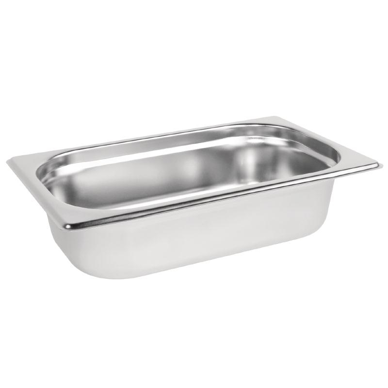 Vogue Stainless Steel 1/4 Gastronorm Pan 65mm - K818