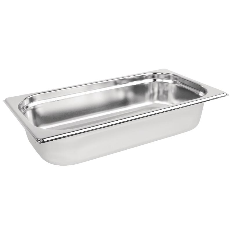 Vogue Stainless Steel 1/3 Gastronorm Pan 65mm - K929 