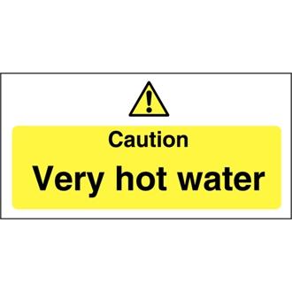 Vogue L849 Caution Very Hot Water Sign