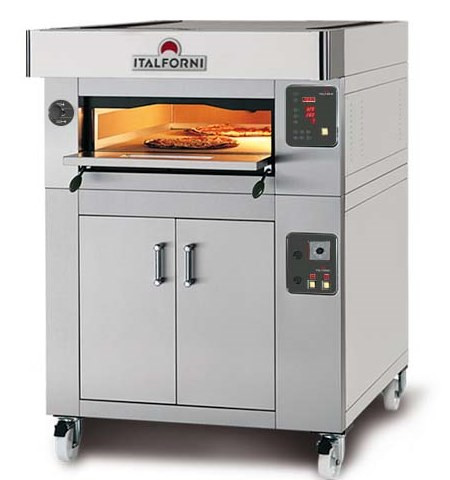 Italforni LSB-1 Narrow Single Deck Heavy Duty Electric Pizza Oven - 6 x 12