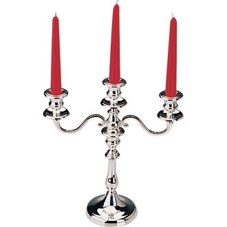 P908 Silver Plated Candelabra