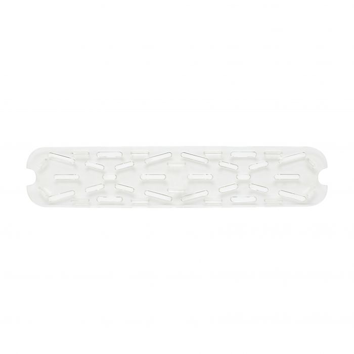 TG - Long Clear Polycarbonate Drain Shelf GN 2/4 PLPA7120LDS