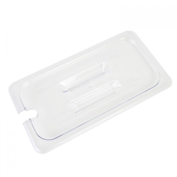 TG - Notched Clear Polycarbonate GN 1/3 Gastronorm Container Cover PLPA7130CS