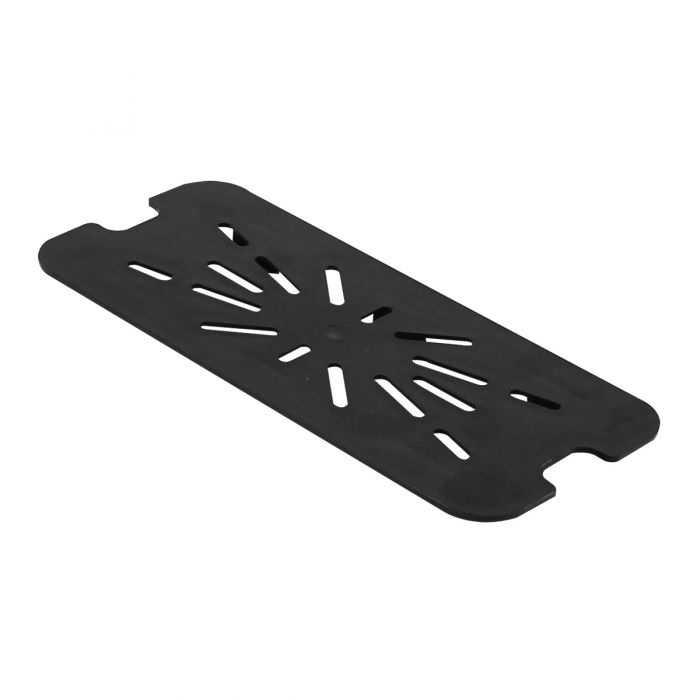 TG - Black Polycarbonate Drain Shelf GN 1/3 Gastronorm PLPA7130DSBK