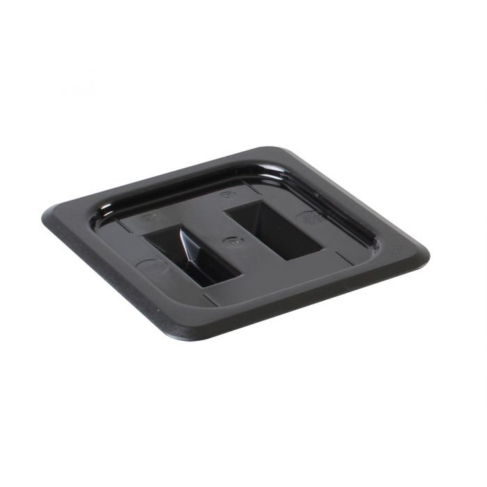 TG Black Polycarbonate GN 1/6 Gastronorm Container Cover PLPA7160CBK