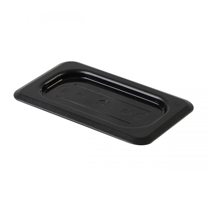 TG Black Polycarbonate GN 1/9 Gastronorm Container Cover PLPA7190CBK