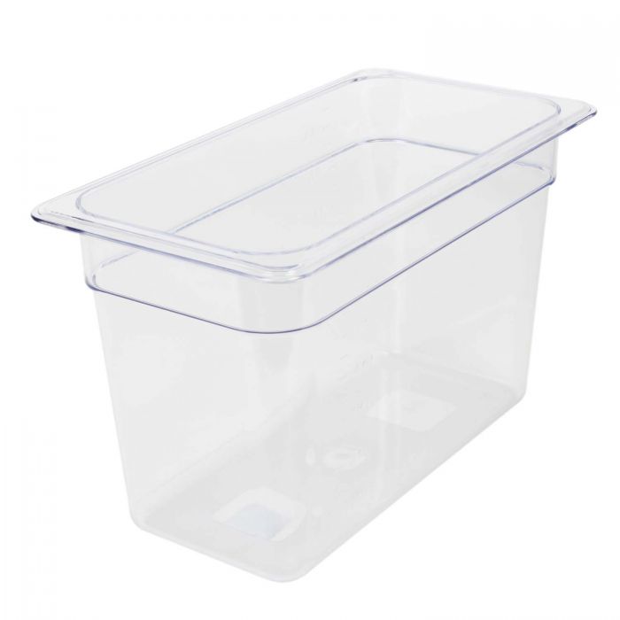 TG - GN 1/3, 200mm Deep, 7Ltr Gastronorm Container, Clear Polycarbonate