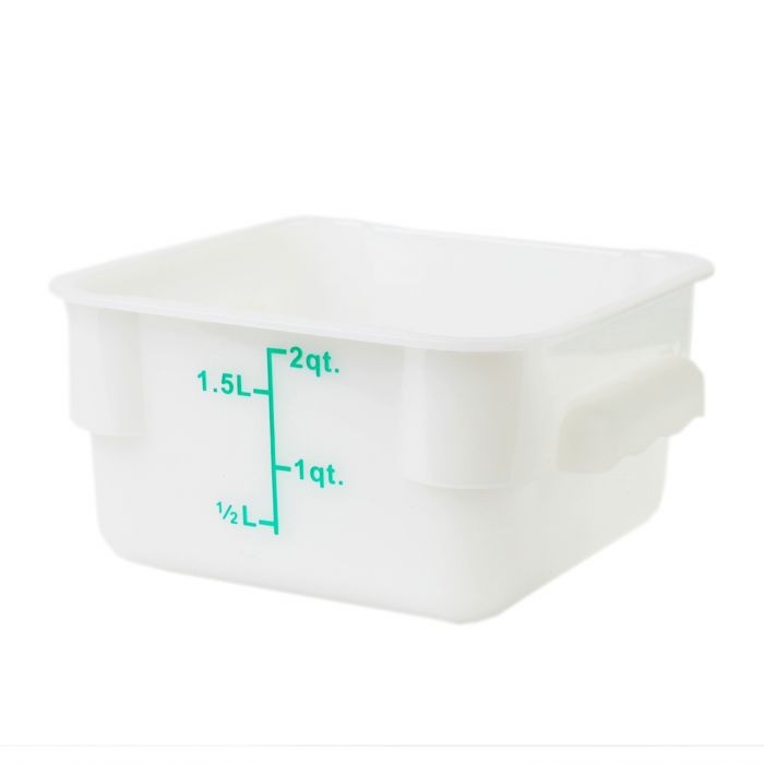 Thunder Group PLSFT002PP Polypropylene Square Food Storage Container 1.9Ltr