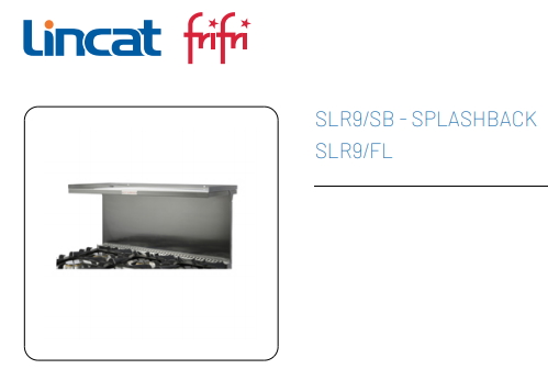 SLR9/SB Splashback & Grill Shelf for ESLR9/SLR9 Lincat Oven