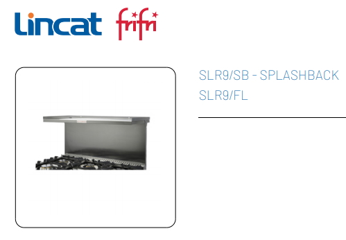 Lincat Splashback & Grill Shelf for ESLR9/SLR9 Lincat Oven