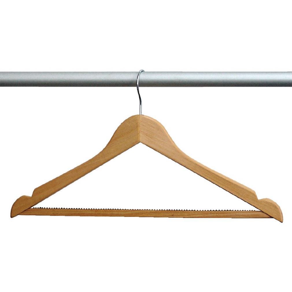 Bolero T859 Wooden Hanger - Pack of 10