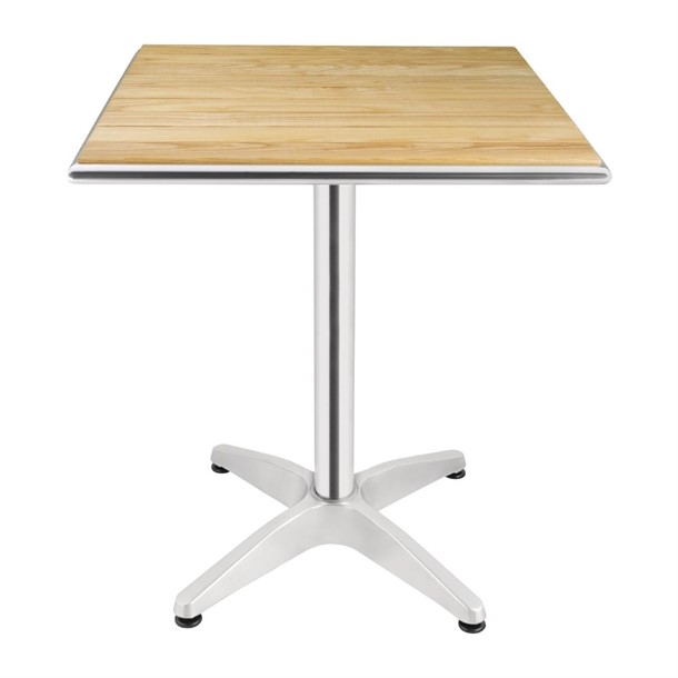 Bolero U430 Ash Top Table Square 600mm