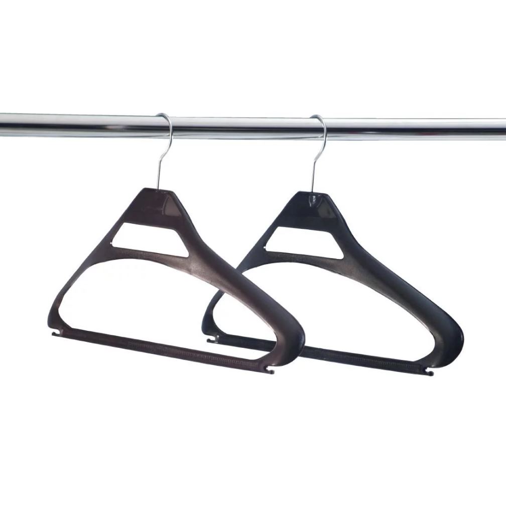 U599 Black Polypropylene Hangers - Pack of 100