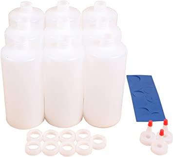 Prince Castle 136-1 - 9 x 26 Oz Sauce Bottles