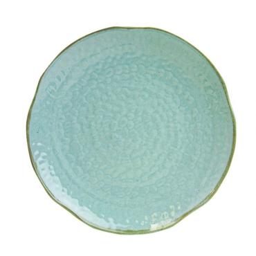 Thunder Group 1810SS Lotus Shape Seaside Melamine Plate 266mm (12 Pack)