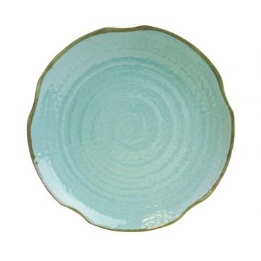 Thunder Group 1812SS Lotus Shape Seaside Melamine Plate 305mm (12 Pack)