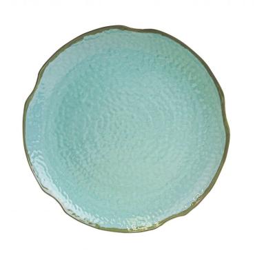 Thunder Group 1814SS Lotus Shape Seaside Melamine Plate 355mm (12 Pack)