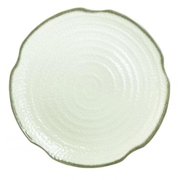 Thunder Group 1816VT Victoria Lotus Shape Melamine Plate 406mm