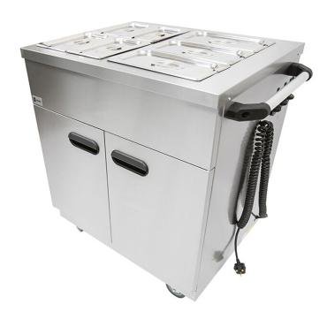 Parry 1887 Mobile Servery - Hot Cupboard With Bain Marie Top