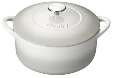 Natural Canvas Cast Iron 24Cm Round Casserole 193013784