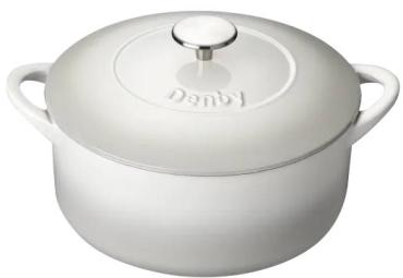 Natural Canvas Cast Iron 26Cm Round Casserole 193013785