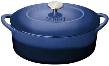 Cobalt 28cm Oval Cast Iron Casserole 193017184