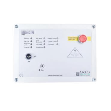 Merlin 2000X Ventilation Interlock System & Proving System - Suitable For Use With Current Sensors & Pressure Switches