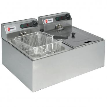 Parry 2001 Twin Tank Electric Fryer - 9.2 Ltr