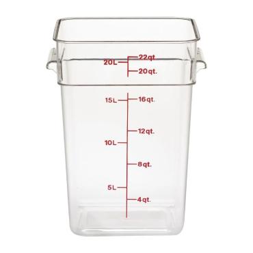 Cambro Camsquare Storage Container 20.8L - 22SFSCW135