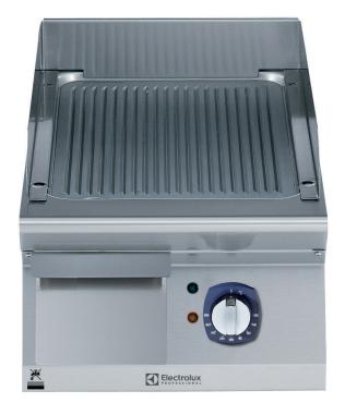 Electrolux Professional 700XP W400 Electric Ribbed Griddle, Brushed Chrome - 371332