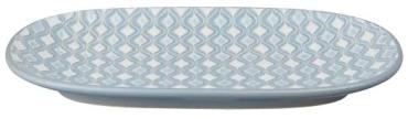 Impression Blue Hourglass Medium Oblong Platter 436012689