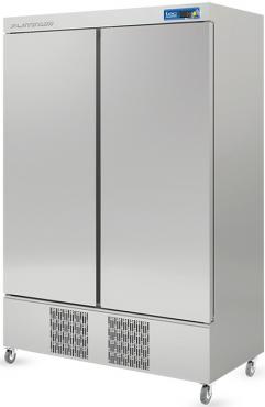 LEC Slimline Double Door Fridge