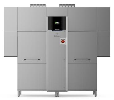 Electrolux Professional Green & Clean Zero-Lime Multi-Rinse Rack Dishwasher with Ventless Heat Pump - 150 Racks/Hour