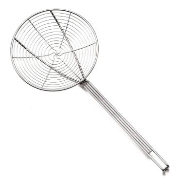 Alphin Pans Skimmer  Round, Spiral Wire, 22.9cm dia with 31cm Handle - 560264
