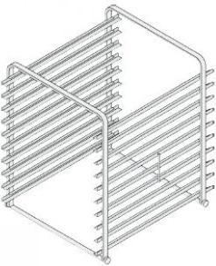 Rational 60.12.011 Mobile Oven Racks For Model 102 Combi Ovens