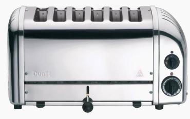 Dualit 60144 6 Slice Classic Toaster Chrome