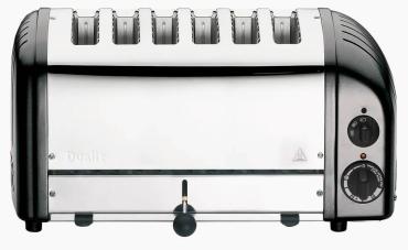 Dualit 60156 6 Slice Classic Toaster Charcoal