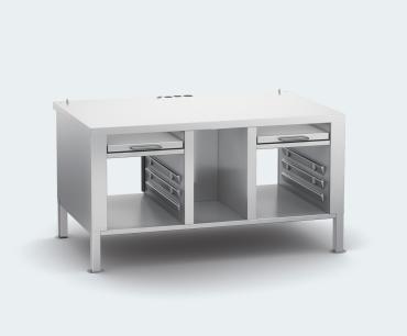 Rational 60.31.538 iVario 2-XS Stand with Stainless Steel Feet