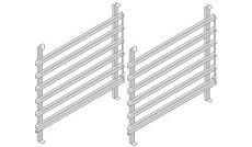 Rational 60.61.243 Grid Shelves For Model 61 Combi Ovens