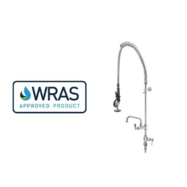 Die-Pat Pre-Rinse Faucet Assembly Single Pedestal With 12inch Bowl-Filling Tap 631H2O‐FA12