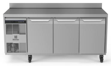 Electrolux Professional Ecostore HP 3 Door Freezer Prep Counter With Upstand - 710131